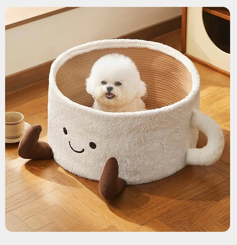 Cat Bed With Scratching Board Semi Enclosed Cozy Nest For Indoor Cats Kittens And Pets Perfect Christmas Gift For Cat Lovers