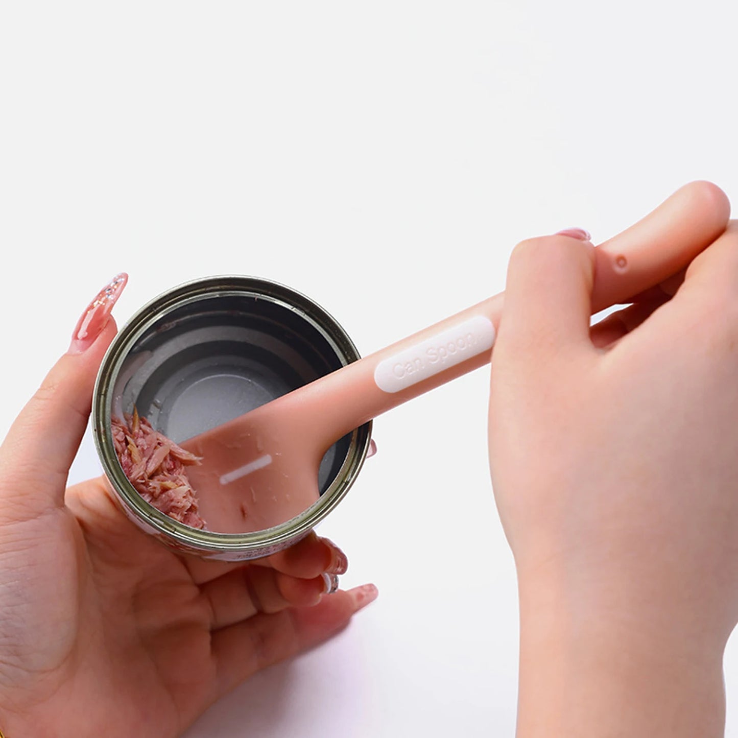 Cat Canned Spoon Pet Food Canned Spoon Food Stirring Spoon Dog and Cat Food Canned Spoon Long Handle Cat Spoon